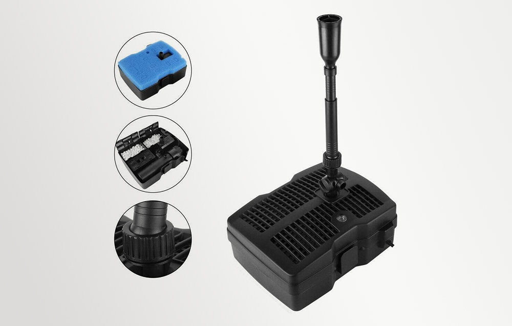 SUNSUN CUF-2505 5W UV Fountain Pump aprašymas - Prekės nuotrauka