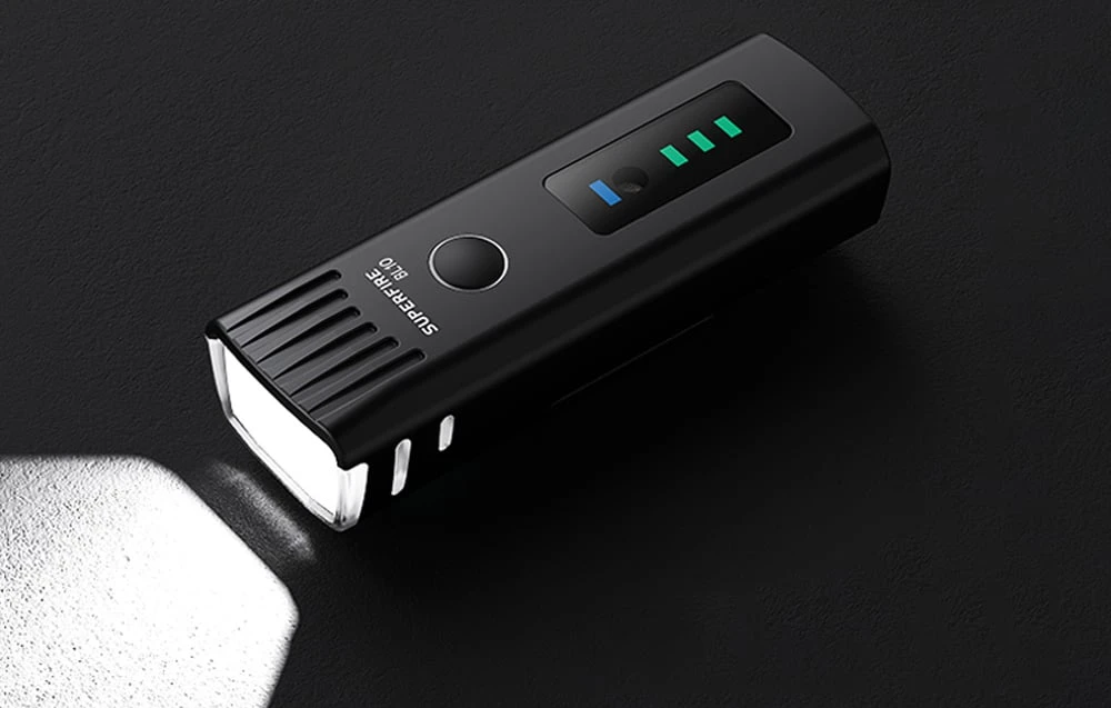 Superfire dviračio žibintuvėlis BL10, USB aprašymas - Prekės nuotrauka Superfire dviračio žibintuvėlis BL10, USB aprašymas - Prekės nuotrauka