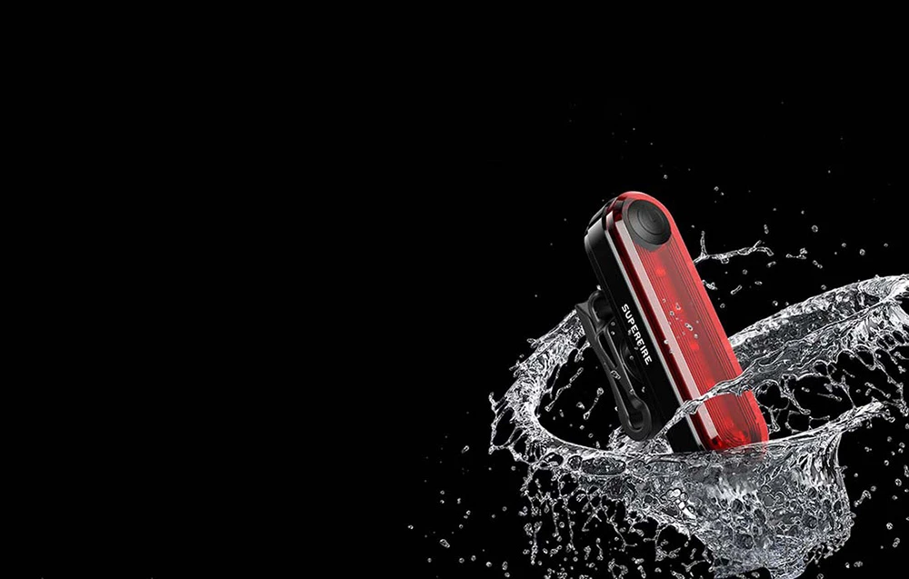 Galinis dviračio žibintas Superfire BTL01 USB 230mAh aprašymas - Prekės nuotrauka