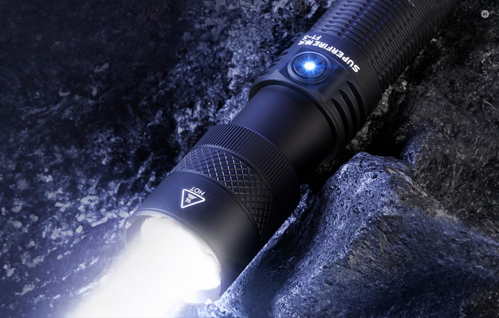 Flashlight SUPERFIRE F1-S aprašymas - Prekės nuotrauka
