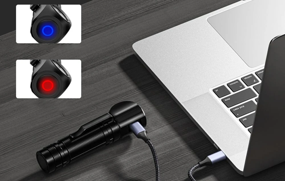 „Superfire TH06“ priekinis žibintuvėlis, 600 lm, USB-C aprašymas - Prekės nuotrauka „Superfire TH06“ priekinis žibintuvėlis, 600 lm, USB-C aprašymas - Prekės nuotrauka