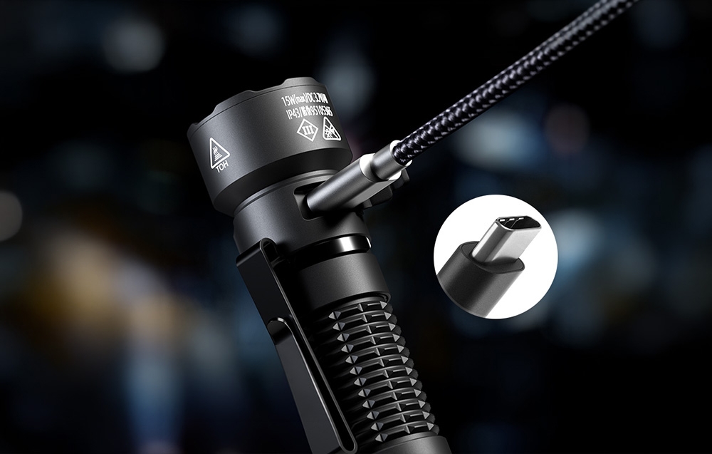 Superfire USB-C Flashlight A29 aprašymas - Prekės nuotrauka