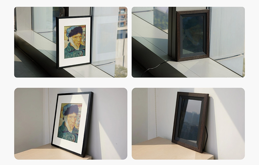 „SwitchBot AI Art Frame“ 31,5 colių skaitmeninis nuotraukų rėmelis aprašymas - Prekės nuotrauka