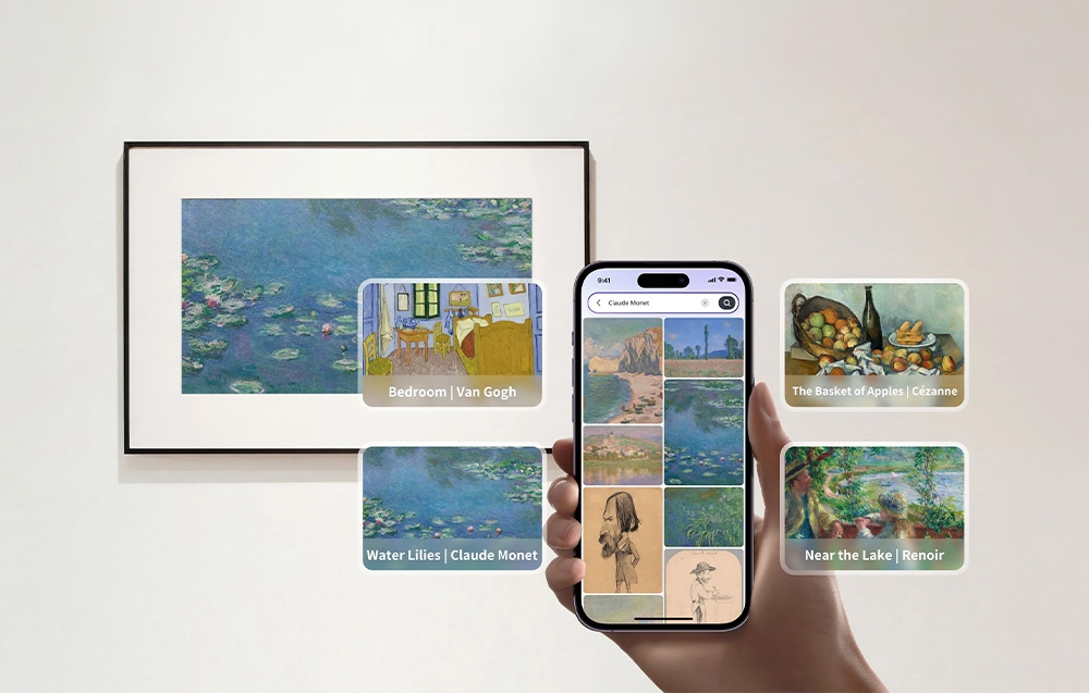 „SwitchBot AI Art Frame“ 31,5 colių skaitmeninis nuotraukų rėmelis aprašymas - Prekės nuotrauka