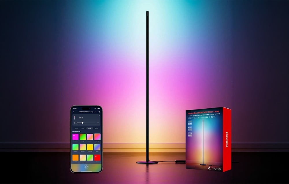 SWITCHBOT Floor Lamp RGBICWW aprašymas - Prekės nuotrauka