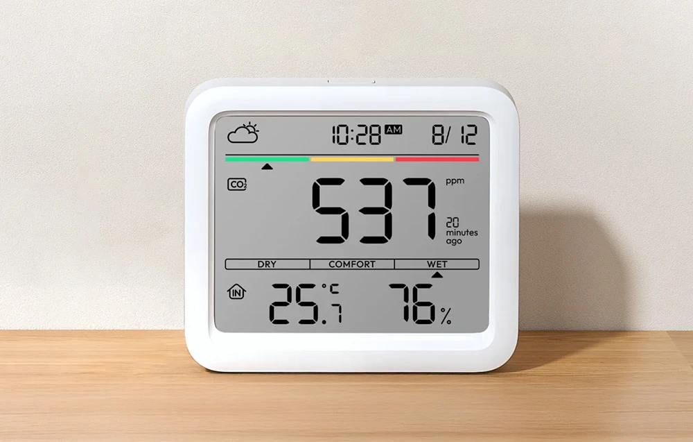 „SwitchBot Meter Pro“ CO2 termometras ir higrometras aprašymas - Prekės nuotrauka