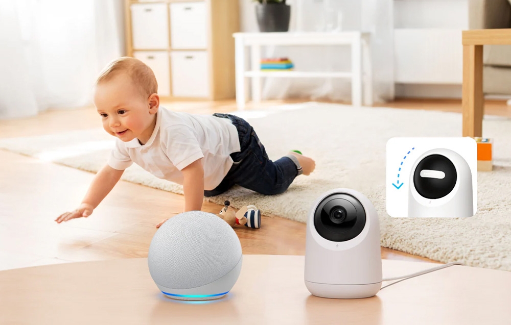 „SwitchBot Pan/Tilt Cam Plus“ 3K vidinė IP kamera aprašymas - Prekės nuotrauka „SwitchBot Pan/Tilt Cam Plus“ 3K vidinė IP kamera aprašymas - Prekės nuotrauka