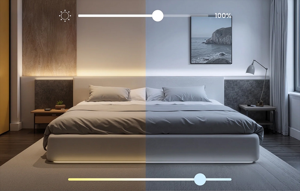 SWITCHBOT išmanioji LED juostelės šviesa RGBICWW aprašymas - Prekės nuotrauka