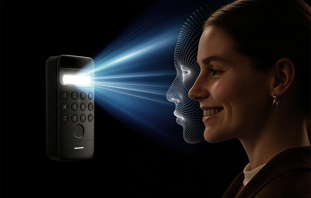 SwitchBot Ultra 3-in-1 smart lock with Hub Mini Matter control panel and Vision keypad aprašymas - Prekės nuotrauka