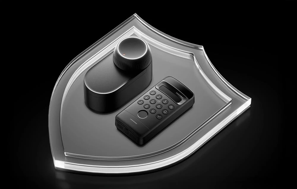 SwitchBot Ultra 3-in-1 smart lock with Hub Mini Matter control panel and Vision keypad aprašymas - Prekės nuotrauka