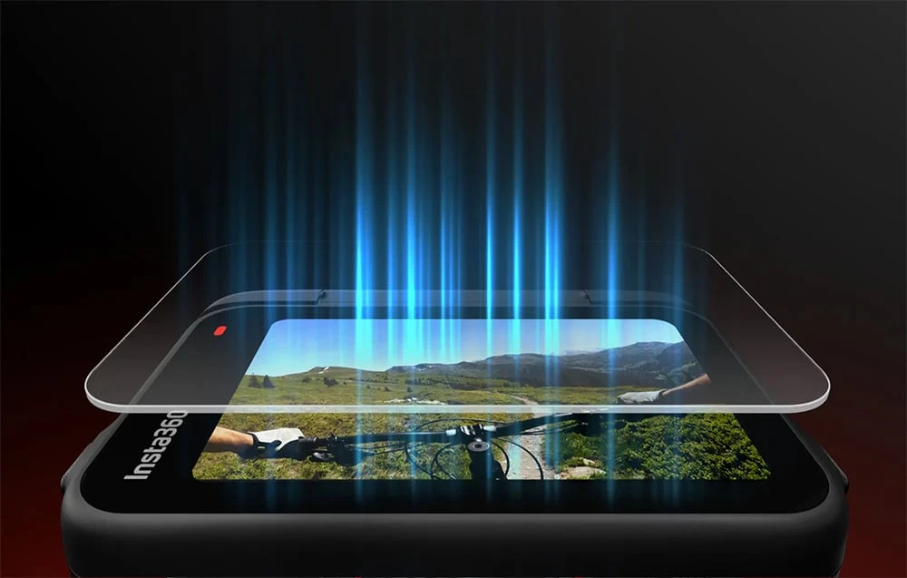 „Insta360 Ace Pro 2“ / „Ace Pro“ ekrano apsauga su grūdintu stiklu aprašymas - Prekės nuotrauka