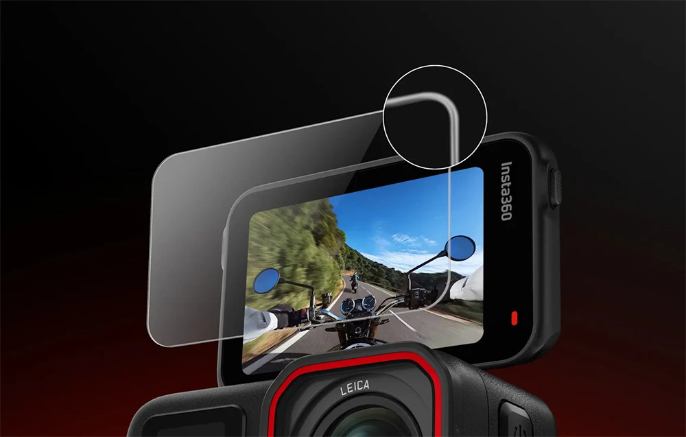 „Insta360 Ace Pro 2“ / „Ace Pro“ ekrano apsauga su grūdintu stiklu aprašymas - Prekės nuotrauka