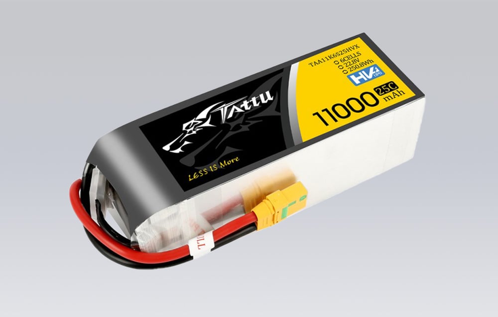 Gens Ace & Tattu Tattu 11000mAh 22.8V HV 25C 6S1P Lipo Baterija Pack with XT90-S (anti-spark) Plug aprašymas - Prekės nuotrauka