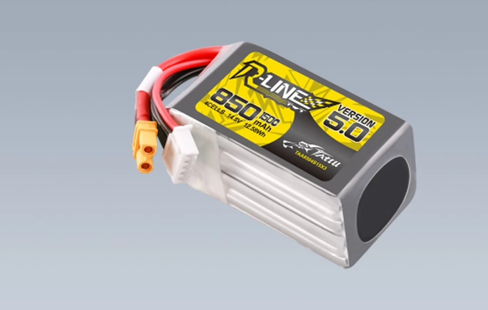 Gens Ace & Tattu Tattu R-Line versija 5.0 850 mAh 14.8 V 4S1P 150C XT30U-F aprašymas - Prekės nuotrauka Gens Ace & Tattu Tattu R-Line versija 5.0 850 mAh 14.8 V 4S1P 150C XT30U-F aprašymas - Prekės nuotrauka