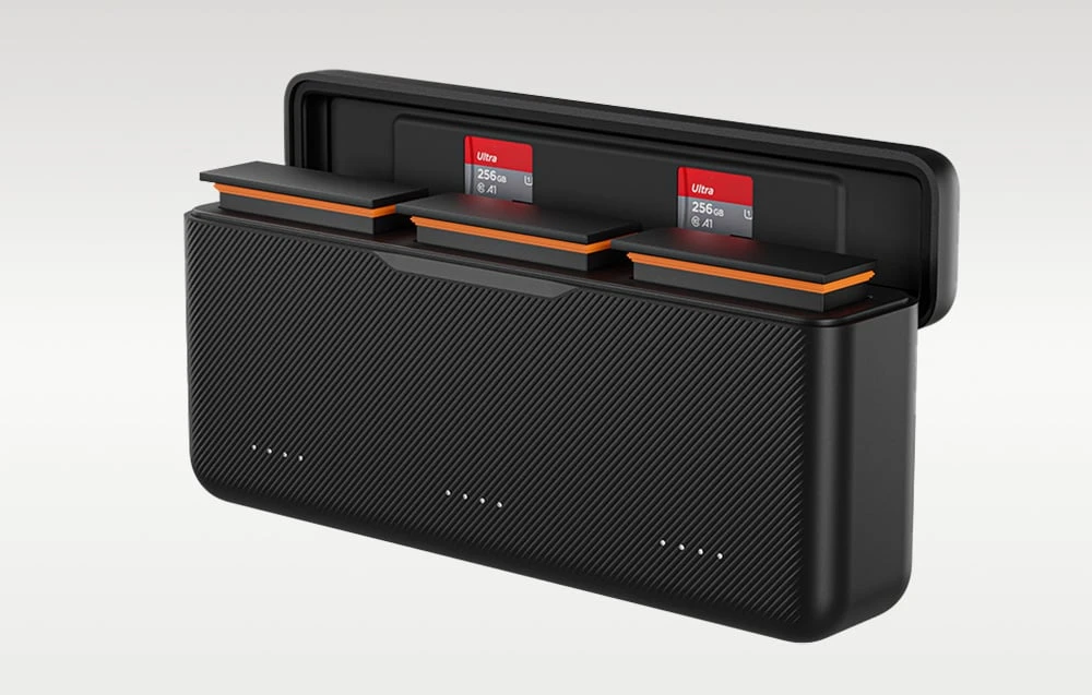 TELESIN 3-Port Charger for DJI Action 4/3/5 Pro aprašymas - Prekės nuotrauka
