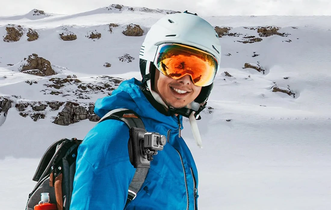 Telesin Strap laikiklis kuprinės J-Hook laikiklis sporto kameroms 360° (GP-BPM-003) aprašymas - Prekės nuotrauka