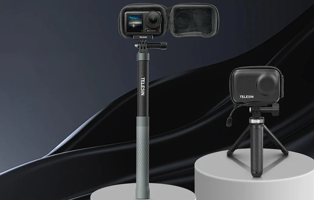 Apsauginis krepšys TELESIN skirtas DJI ACTION 3/4 aprašymas - Prekės nuotrauka
