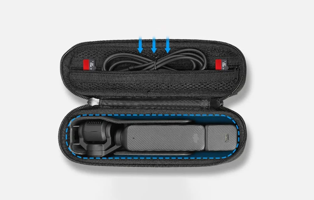 Telesin dėklas, skirtas DJI Osmo Pocket 3 aprašymas - Prekės nuotrauka Telesin dėklas, skirtas DJI Osmo Pocket 3 aprašymas - Prekės nuotrauka