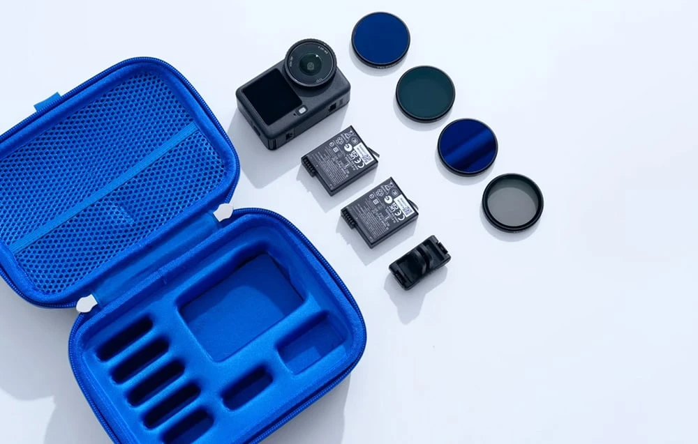 Telesin DisAdv EVA Carrying Bag for DJI Osmo Action 6 juodos spalvos aprašymas - Prekės nuotrauka