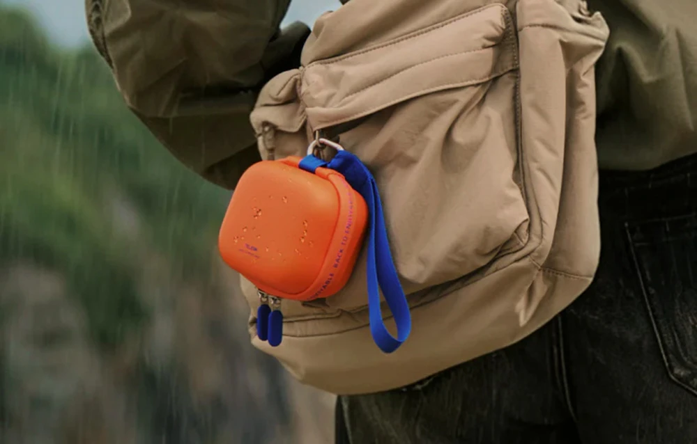 Telesin DisAdv EVA Universal Mini Transport Bag for Sports Cameras Gray-Oranžinis aprašymas - Prekės nuotrauka