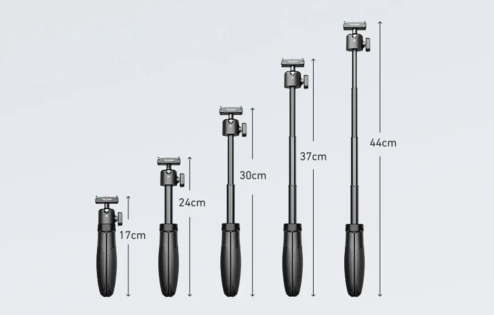 Telesin DJI Action Quick Release Selfie Stick with Tripod aprašymas - Prekės nuotrauka