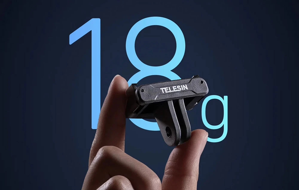 Telesin DJI Osmo 360 magnetic double mount aprašymas - Prekės nuotrauka