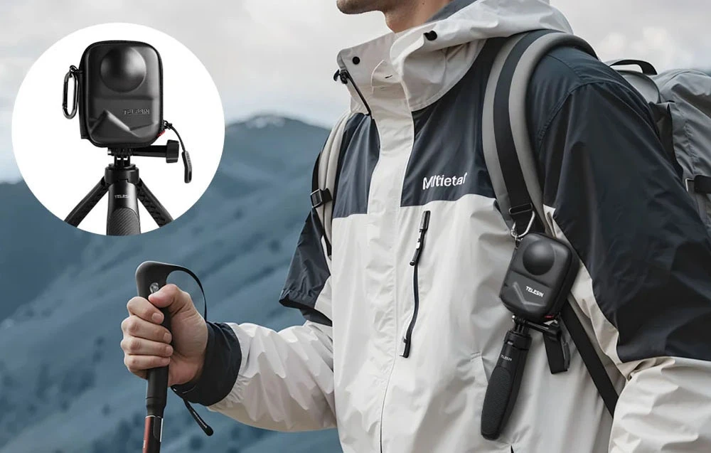 „Telesin DJI Osmo 360“ apsauginis krepšys, atsidaro iš apačios aprašymas - Prekės nuotrauka „Telesin DJI Osmo 360“ apsauginis krepšys, atsidaro iš apačios aprašymas - Prekės nuotrauka