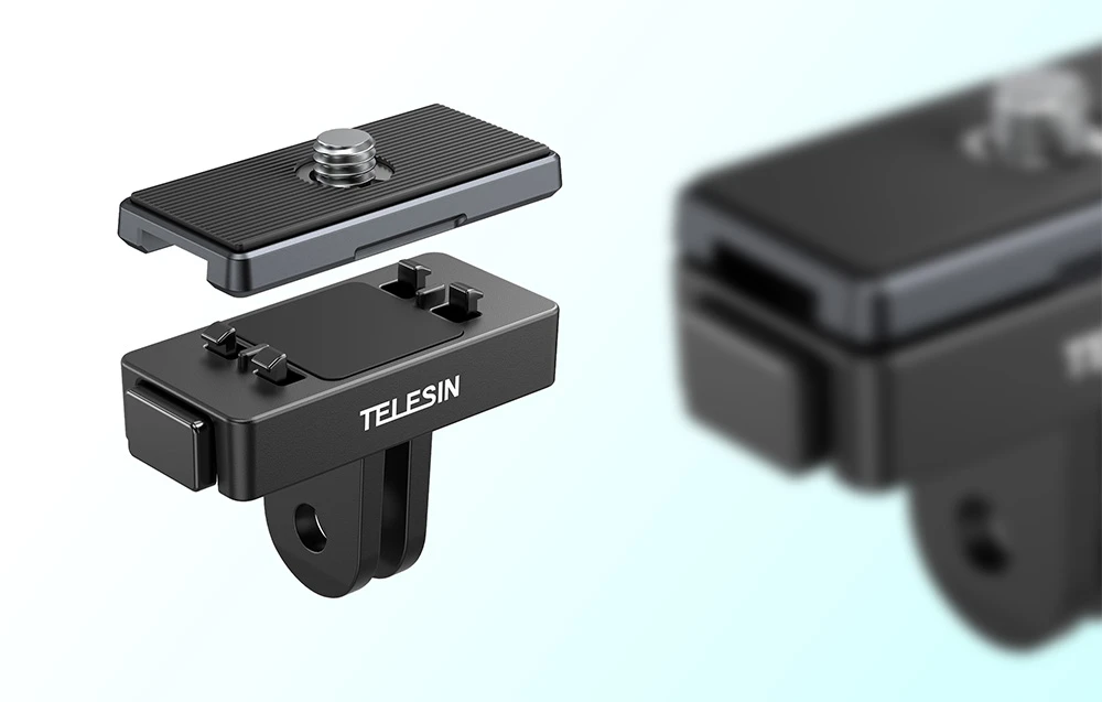 Telesin magnetic adapter for Insta360 X5/X4/X3/Ace Pro aprašymas - Prekės nuotrauka