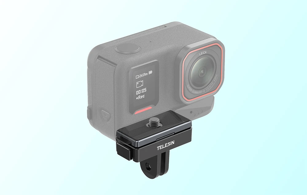 Telesin magnetic adapter for Insta360 X5/X4/X3/Ace Pro aprašymas - Prekės nuotrauka