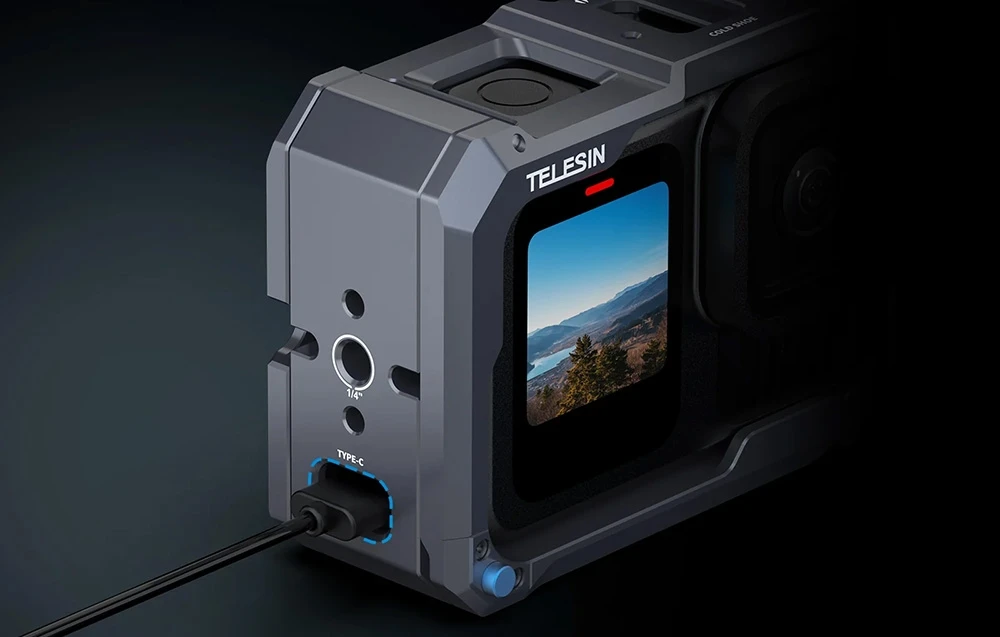 Telesin metalinis dėklas GoPro Hero 13 kamerai aprašymas - Prekės nuotrauka