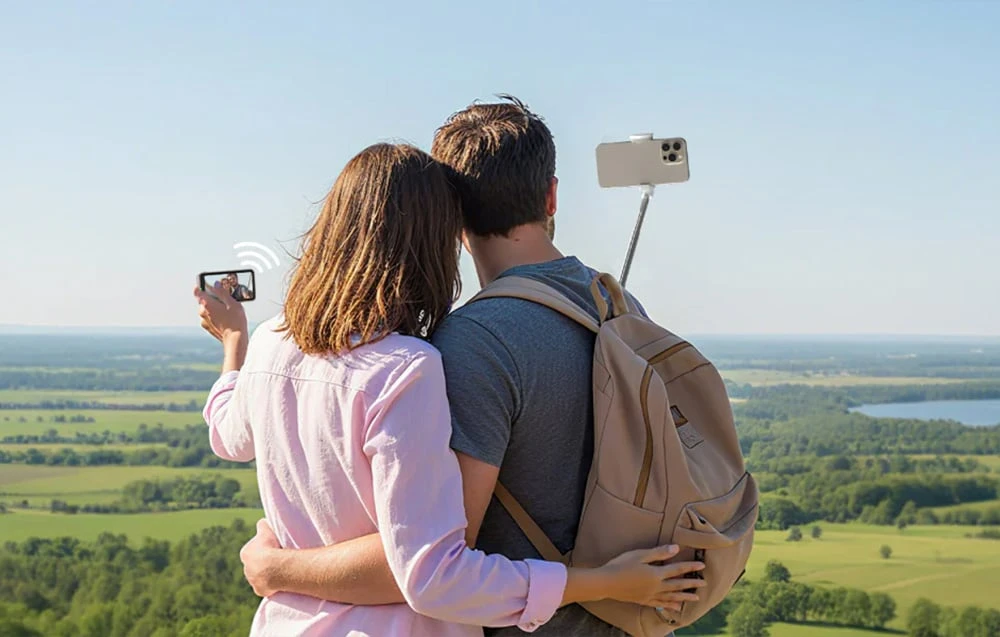 Telesin mobile additional selfie screen for iOS / Android aprašymas - Prekės nuotrauka
