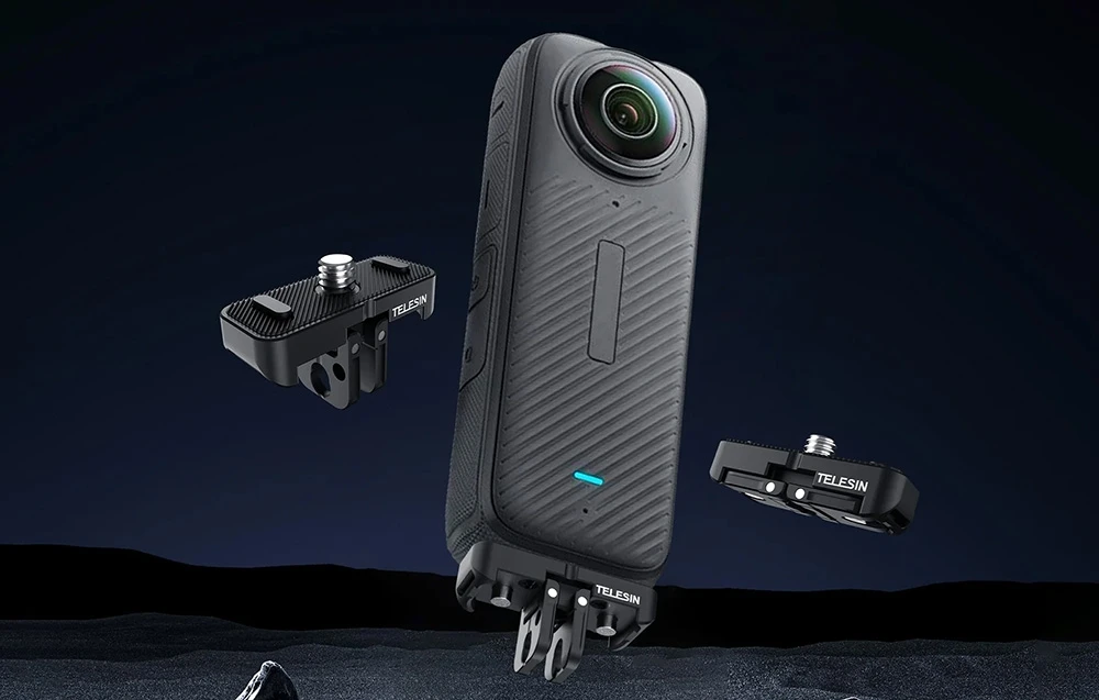 Telesin laikiklis Insta360 X4 kamerai aprašymas - Prekės nuotrauka Telesin laikiklis Insta360 X4 kamerai aprašymas - Prekės nuotrauka