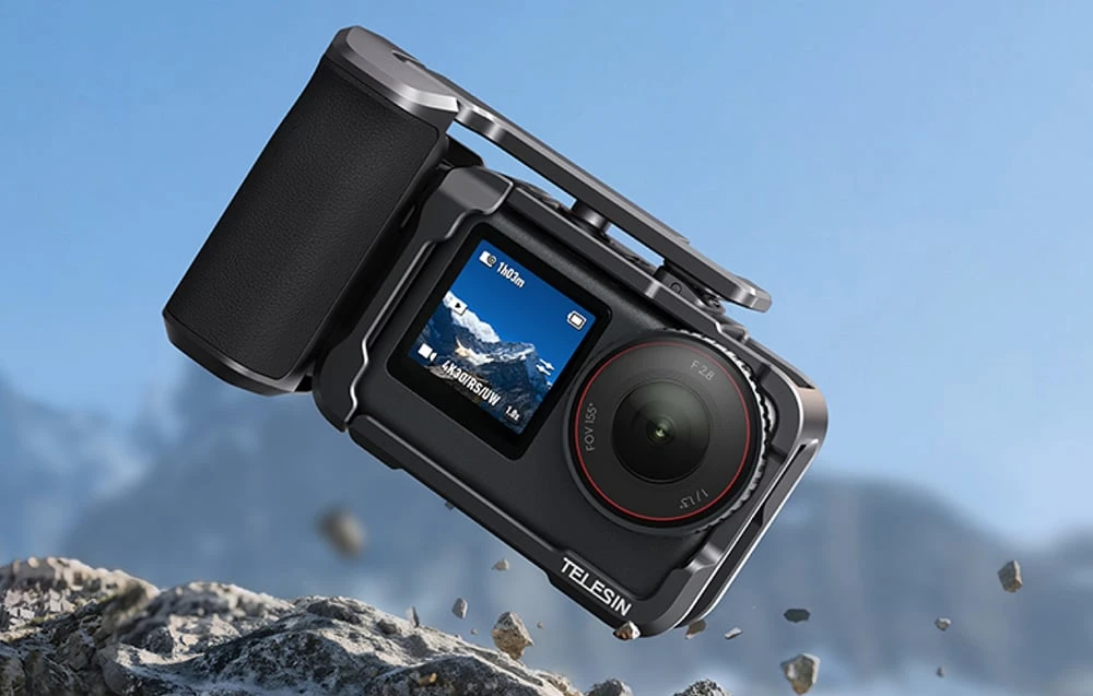 Telesin protective case with handle for DJI Osmo Action 6 aprašymas - Prekės nuotrauka