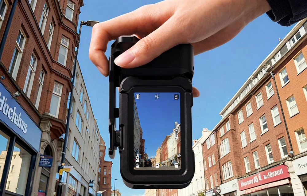 Telesin protective case with handle for DJI Osmo Action 6 aprašymas - Prekės nuotrauka