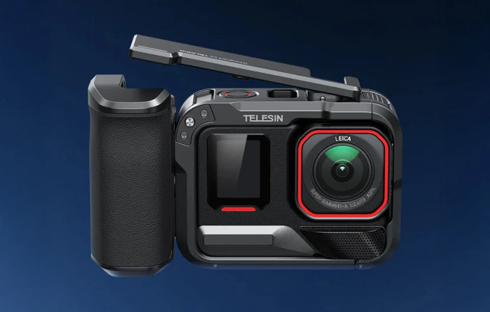 Telesin protective case with handle for Insta360 Ace Pro / Ace Pro 2 aprašymas - Prekės nuotrauka
