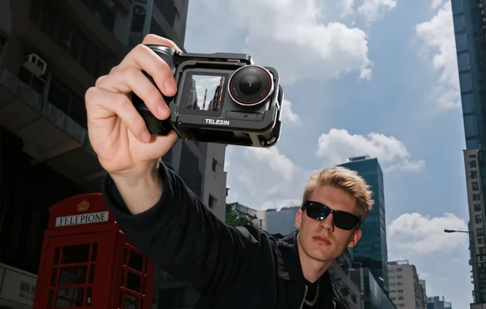 Telesin Kameros priedas - Ulanzi G9-14 aliuminio rėmo tvirtinimas GoPro Hero 9/10/11 Juodas aprašymas - Prekės nuotrauka