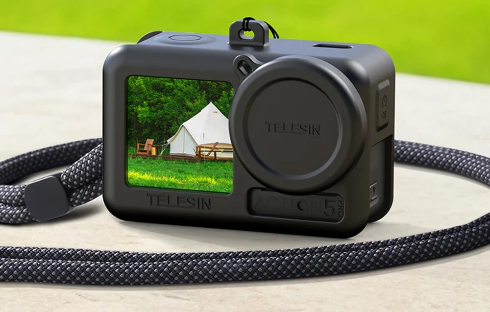 „Telesin“ silikoninis dėklas, skirtas „DJI Osmo Action 5“ aprašymas - Prekės nuotrauka
