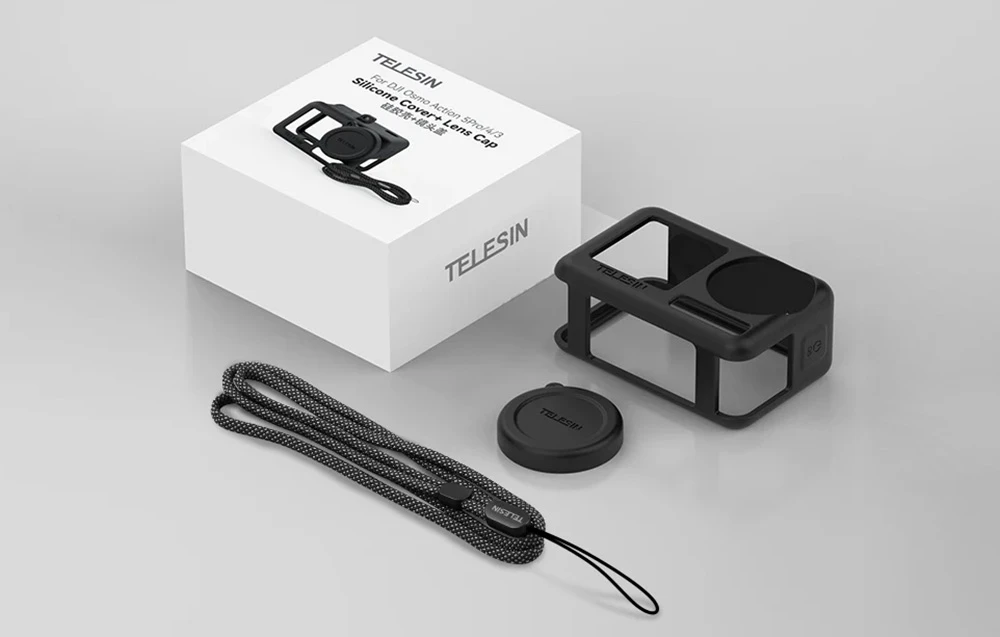 „Telesin“ silikoninis dėklas, skirtas „DJI Osmo Action 5“ aprašymas - Prekės nuotrauka