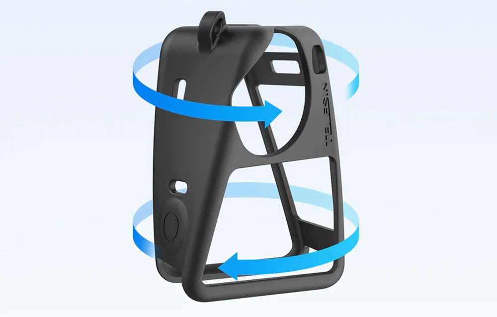Telesin Silicone Protective Case for DJI Osmo Action 6 Oranžinis aprašymas - Prekės nuotrauka