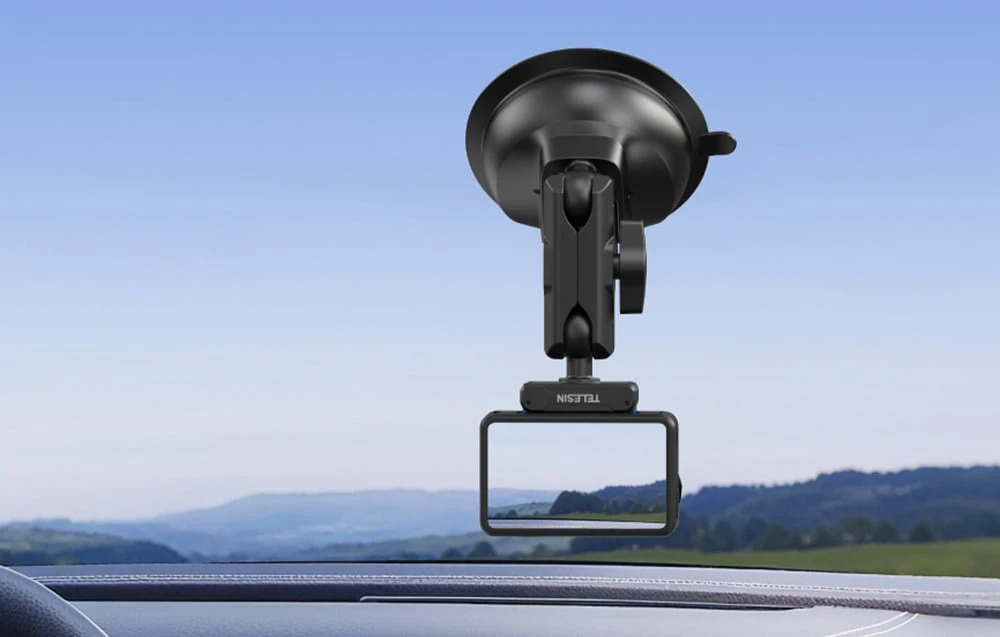 Telesin suction cup holder for DJI Osmo Action 3/4/5 Pro aprašymas - Prekės nuotrauka
