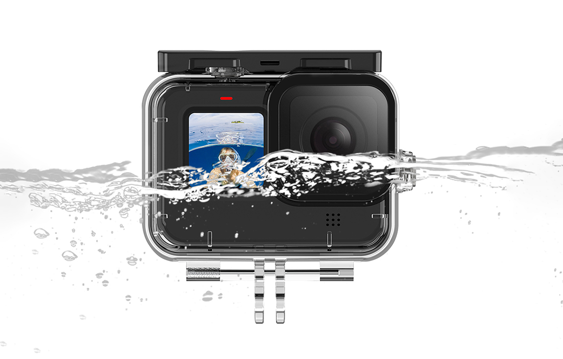 Telesin Woterproof dėklas, skirtas GoPro Hero 9 (GP-WTP-901) aprašymas - Prekės nuotrauka