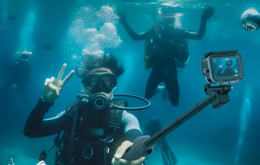 Telesin Wodoodporny Selfie Stick Kijek Z Pilotem Pilot Gopro Hero 13 12 11 10 9 Max / Gp-wbt-001 aprašymas - Prekės nuotrauka Telesin Wodoodporny Selfie Stick Kijek Z Pilotem Pilot Gopro Hero 13 12 11 10 9 Max / Gp-wbt-001 aprašymas - Prekės nuotrauka