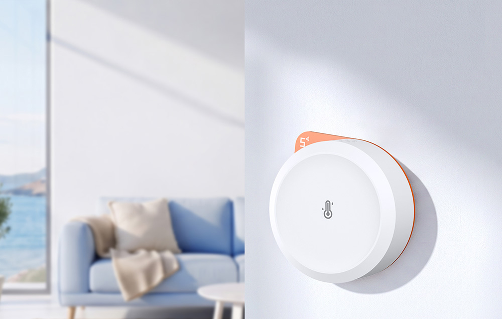 SONOFF SNZB-02M Zigbee 3.0 temperatūros, drėgmės ir atmosferos slėgio jutiklis aprašymas - Prekės nuotrauka
