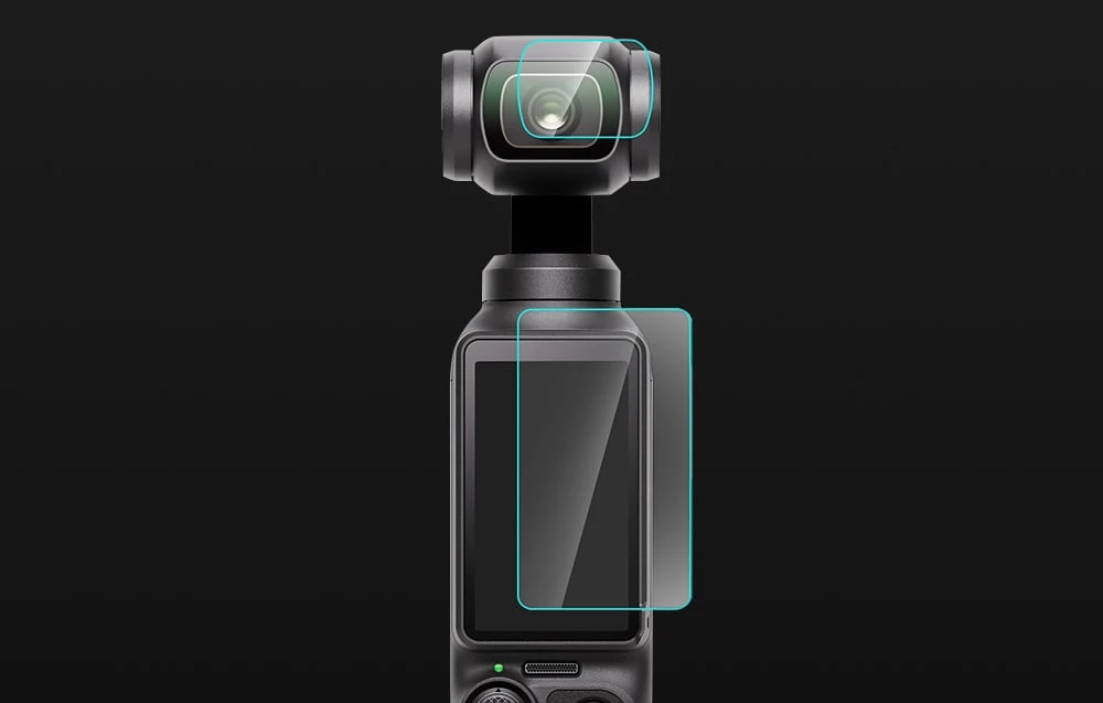 Puluz Grūdinto stiklo objektyvas ir ekrano apsauga DJI OSMO Pocket 3 aprašymas - Prekės nuotrauka