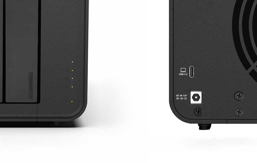Serveris TERRAMASTER D4-320 4bay Gehäuse, USB3.2, 10Gbps, Diskless aprašymas - Prekės nuotrauka Serveris TERRAMASTER D4-320 4bay Gehäuse, USB3.2, 10Gbps, Diskless aprašymas - Prekės nuotrauka