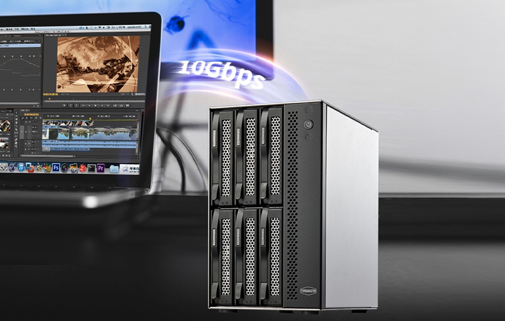 Serveris TERRAMASTER D6-320 DAS disko korpusas, 6 lizdai aprašymas - Prekės nuotrauka Serveris TERRAMASTER D6-320 DAS disko korpusas, 6 lizdai aprašymas - Prekės nuotrauka