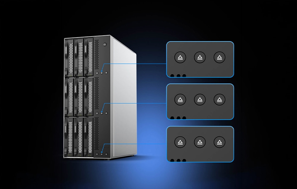 TERRAMASTER D9-320 DAS pavarų dėžės korpusas, 9 lizdai aprašymas - Prekės nuotrauka TERRAMASTER D9-320 DAS pavarų dėžės korpusas, 9 lizdai aprašymas - Prekės nuotrauka