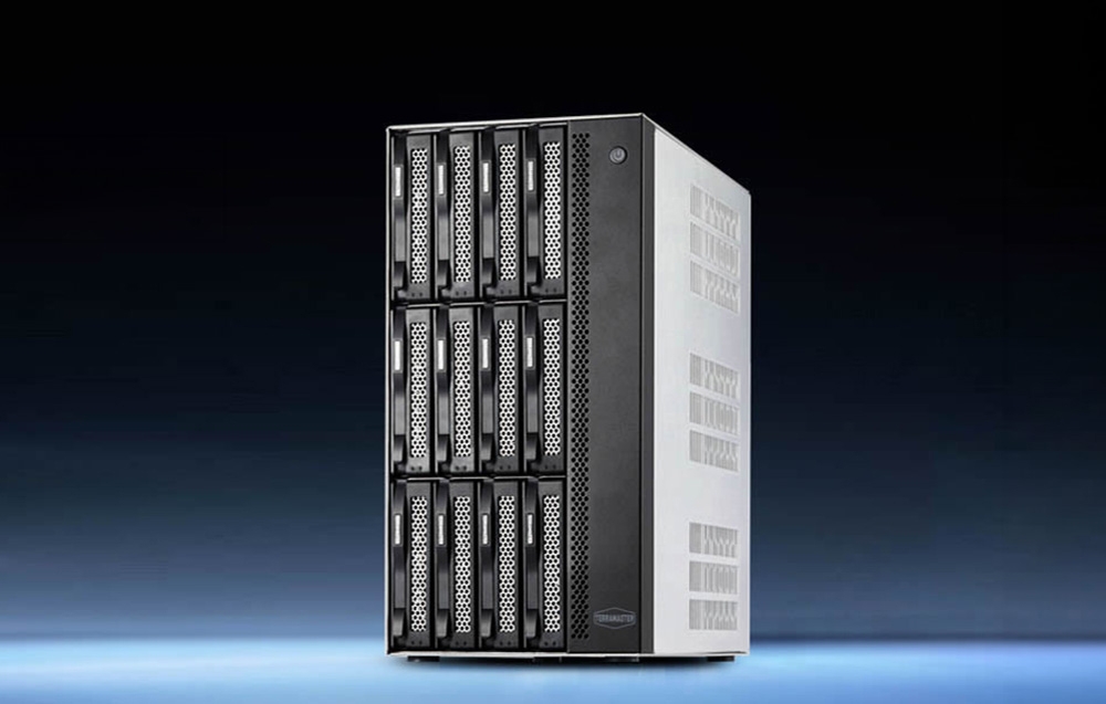 „TERRAMASTER T12-500 Pro NAS“ failų serveris su „Intel Core i7-1255U“, 16 GB RAM, 12 lizdų aprašymas - Prekės nuotrauka