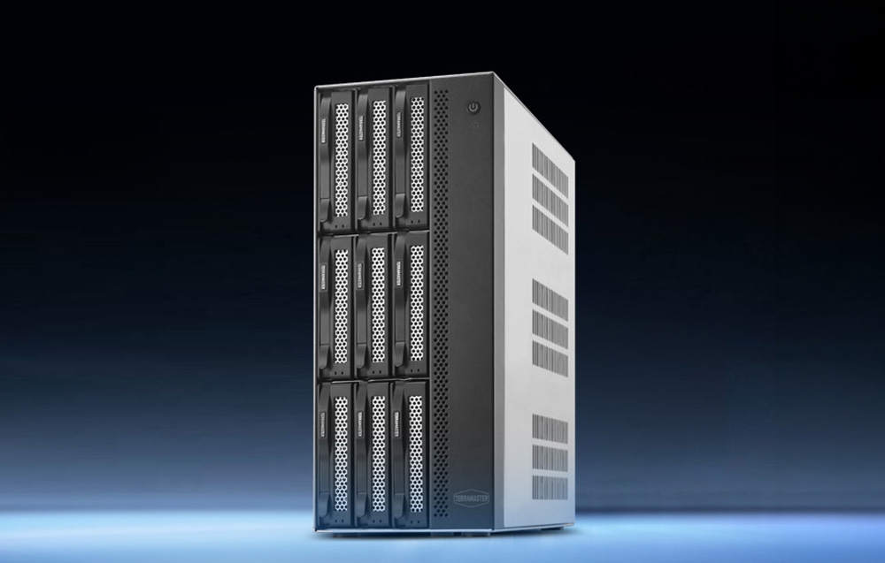 Maršrutizatorius TERRAMASTER T9-500 Pro NAS File Server: Intel Core i7-1255U, 16GB RAM, 9 bays aprašymas - Prekės nuotrauka
