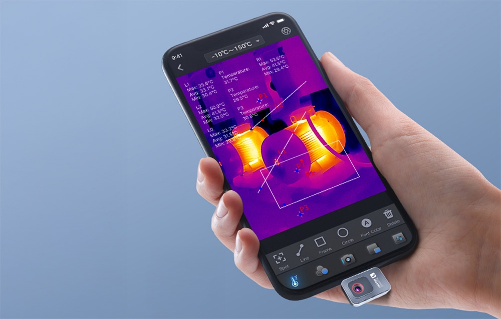 THERMAL MASTER P2 USB-C Mini Thermal Camera aprašymas - Prekės nuotrauka